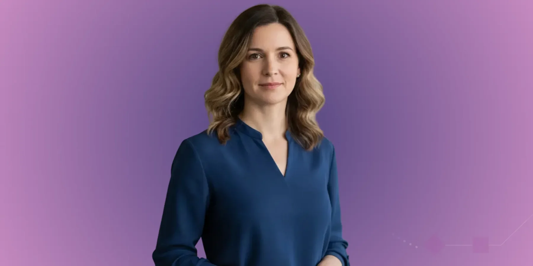 Professional woman in a modern office representing pharma commercial leadership